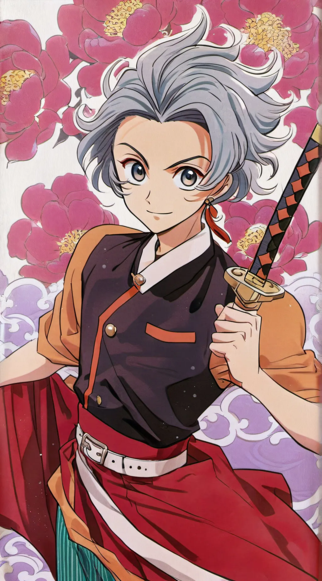 ai character: Tanjiro background