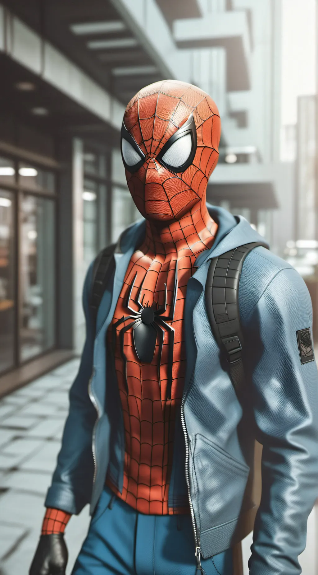 ai character: avengers spider background