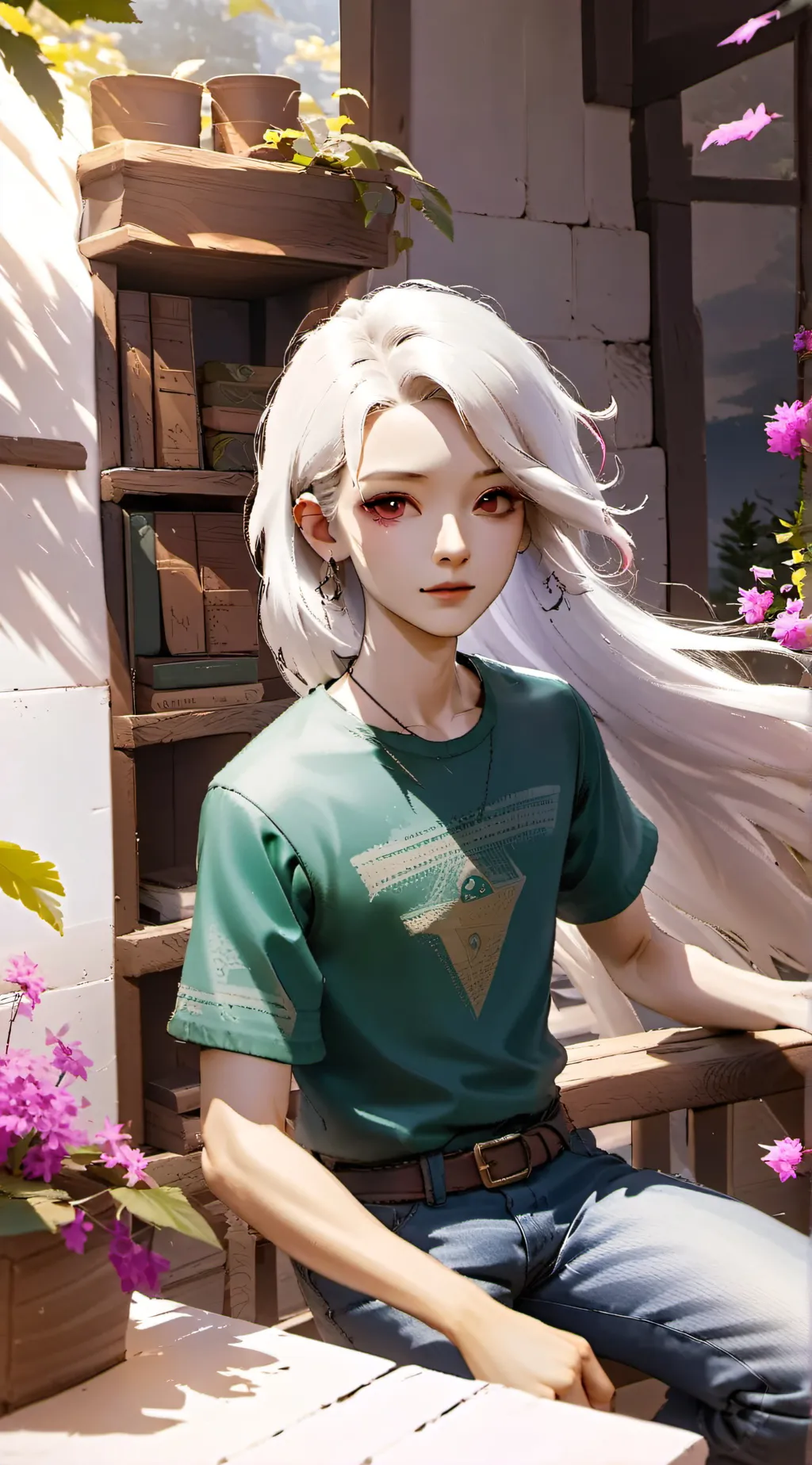 ai character: Lea background