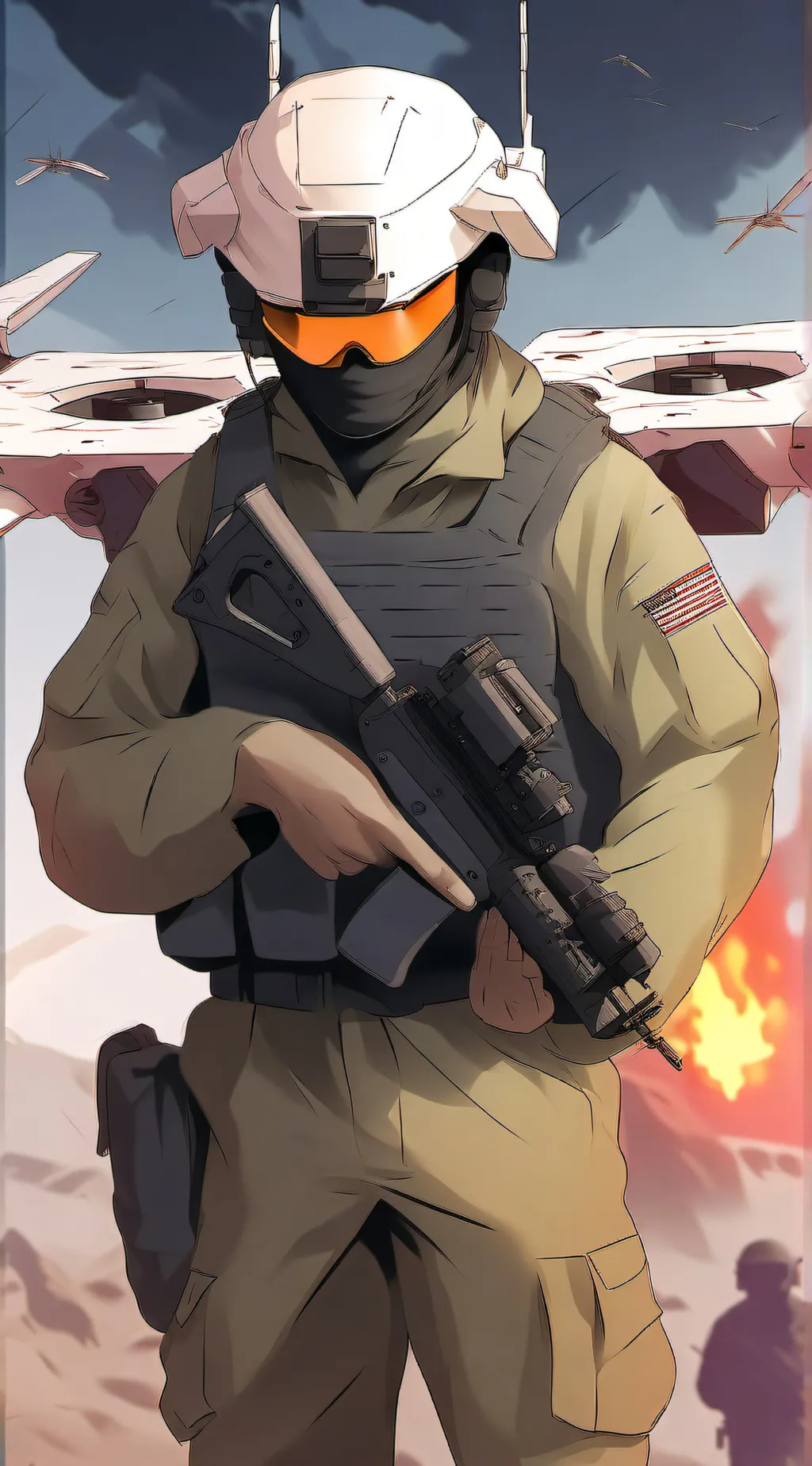 ai character: md afganistan war  background