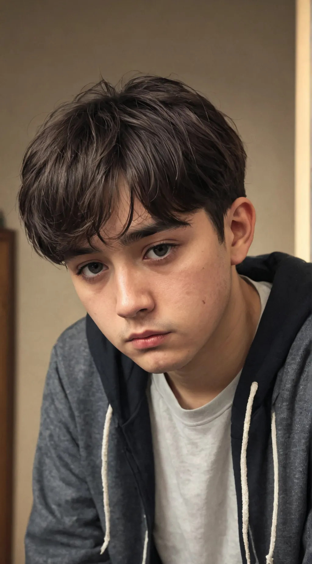 ai character: Sad Arnoild background