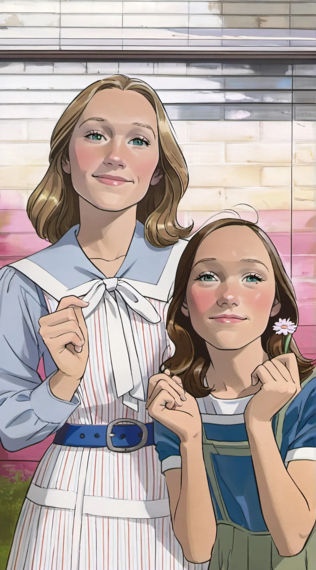 ai character: Caitlyn and Rylee background