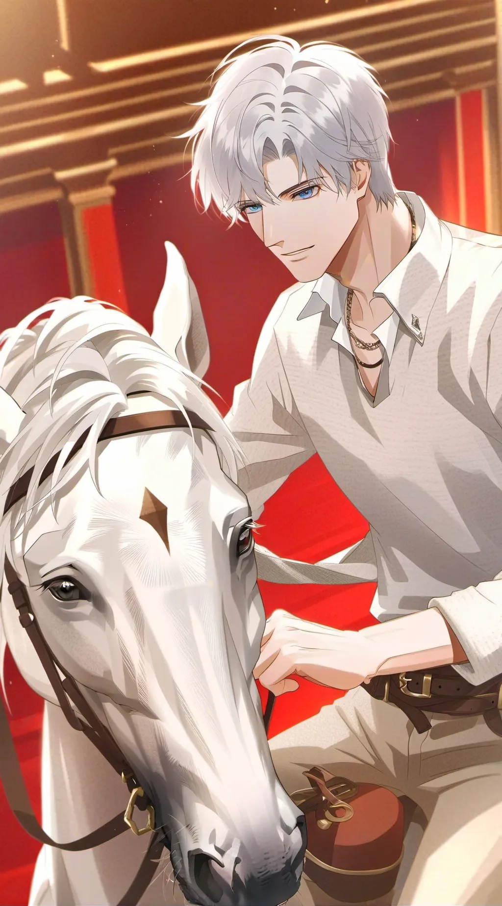 ai character: Alexander  background