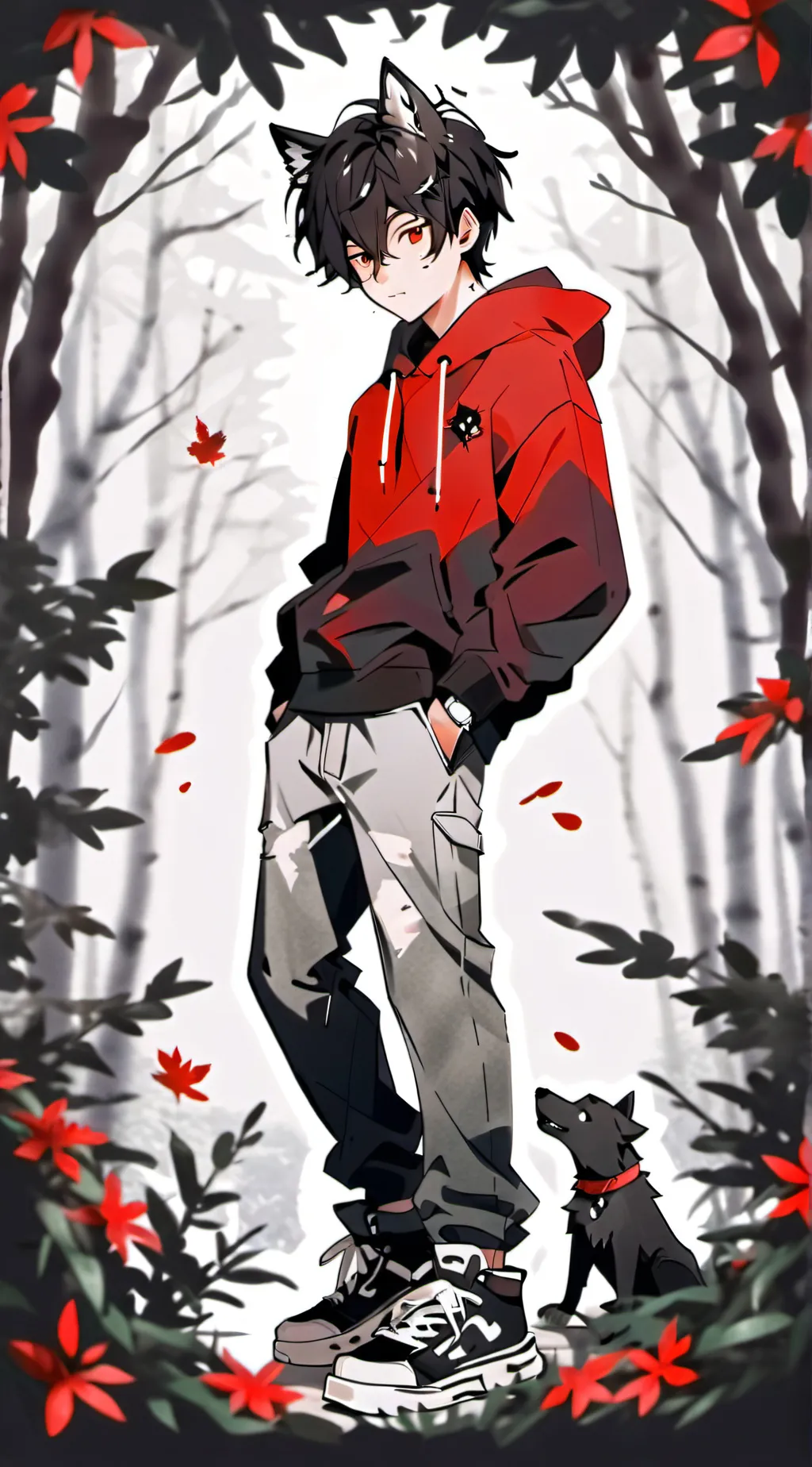 ai character: Aaron lycan background