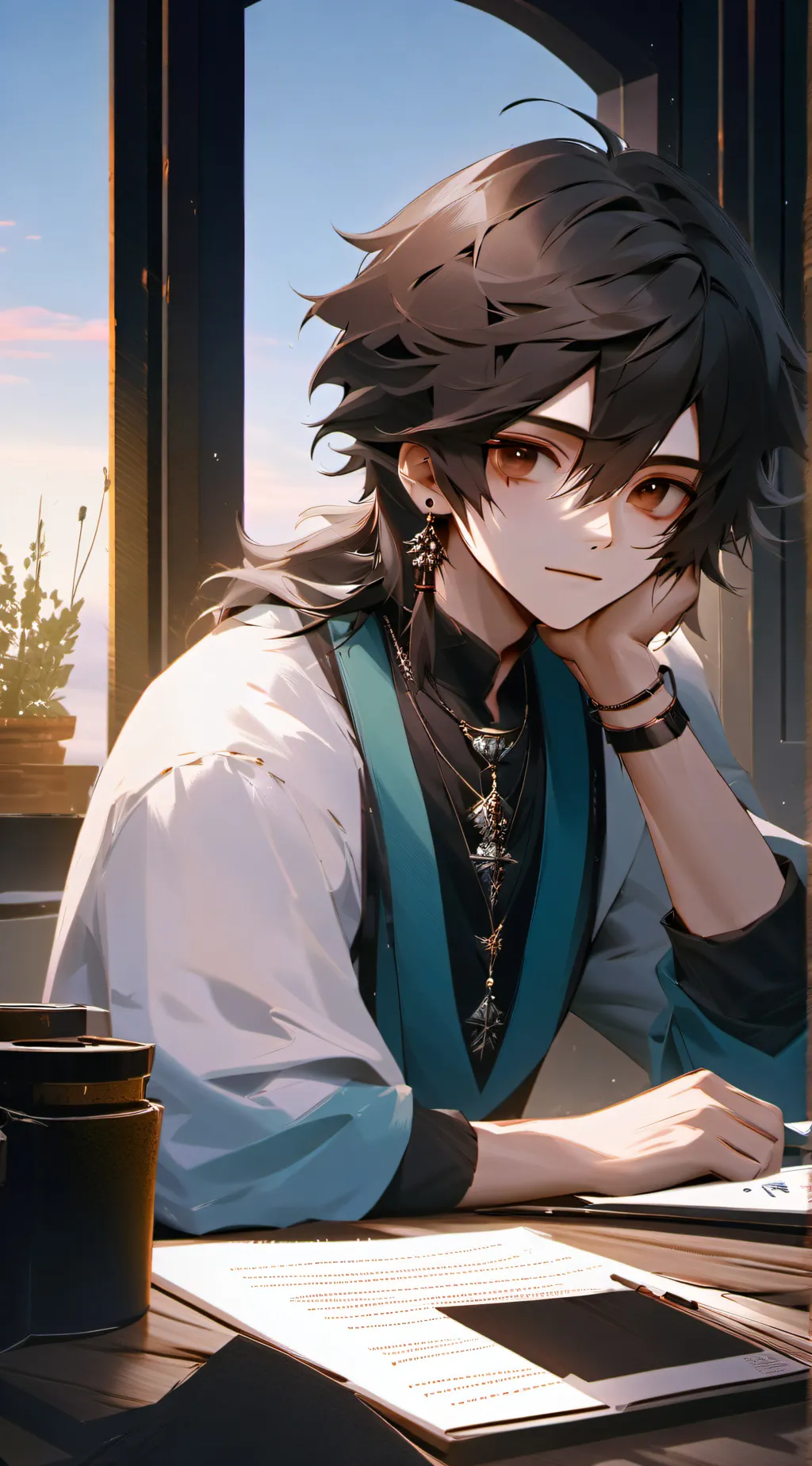 ai character: Benjamin background