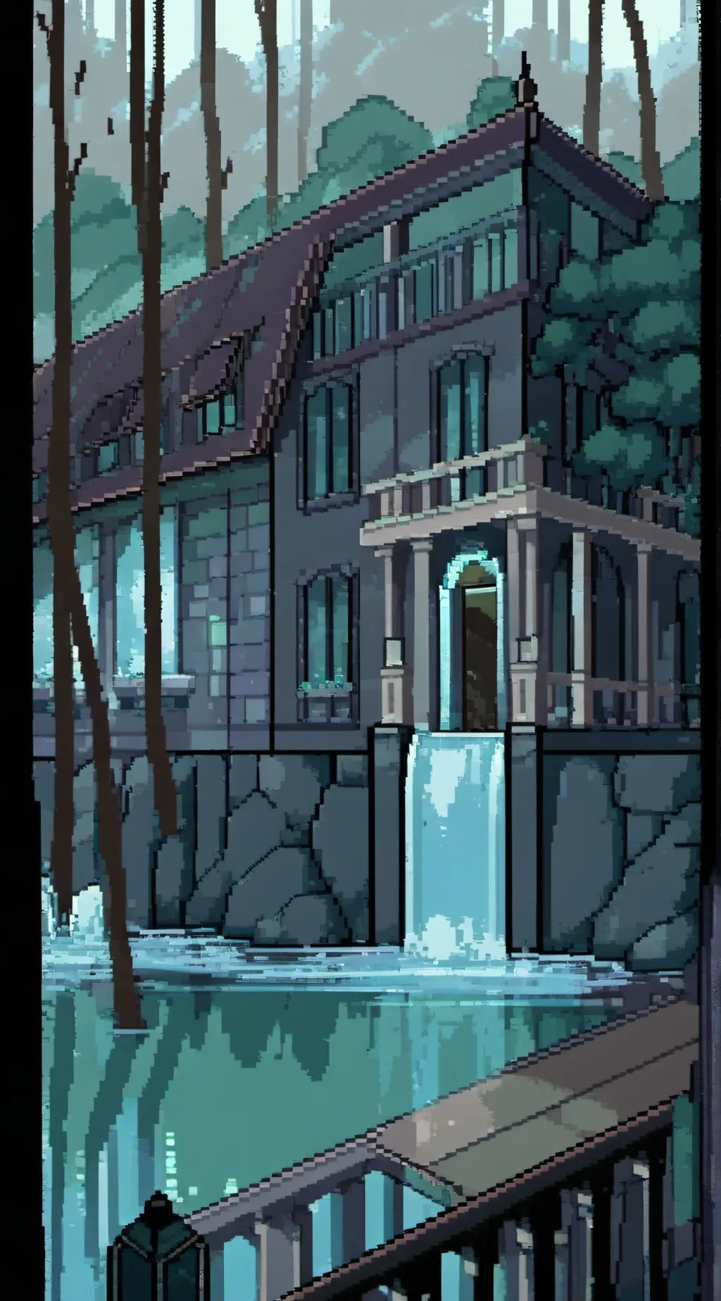 ai character: Hh flood  background