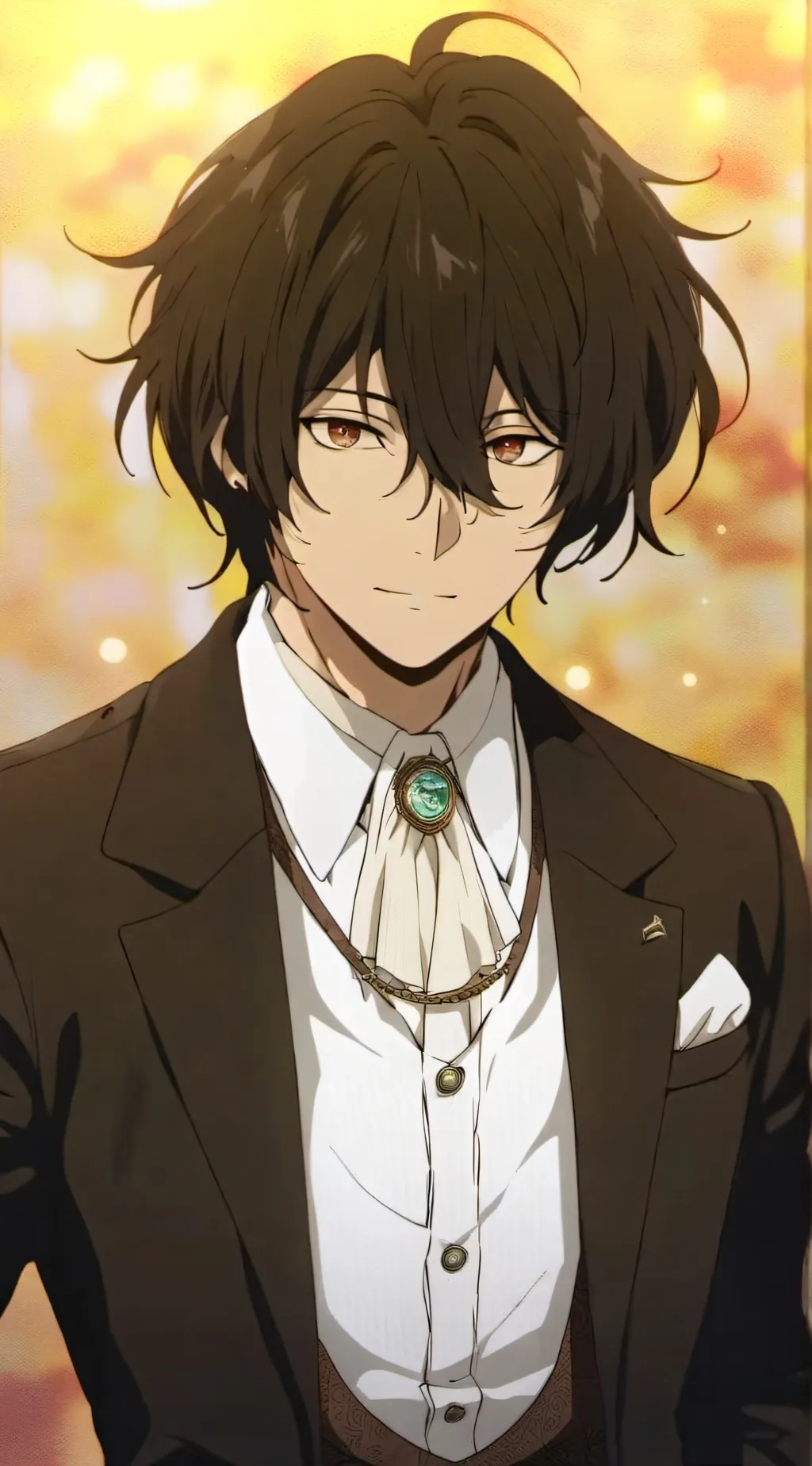 ai character: Osamu d@z@î background