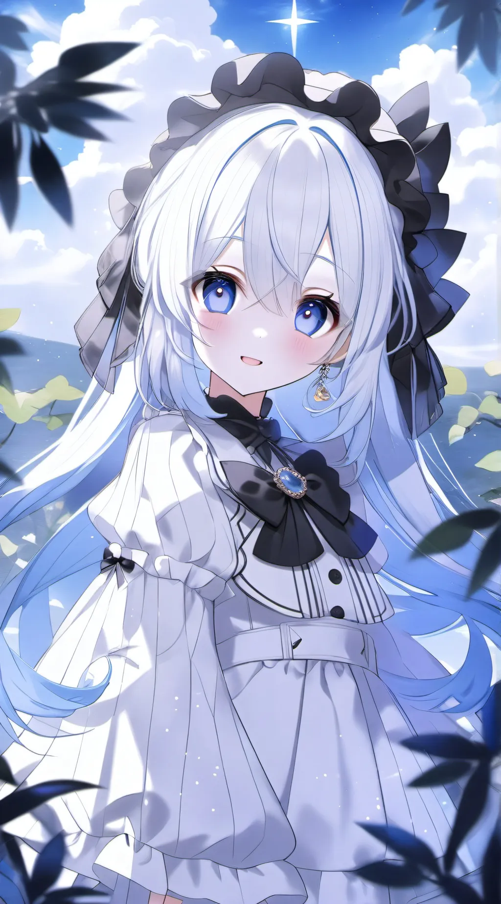 ai character: Mori senpai gf background