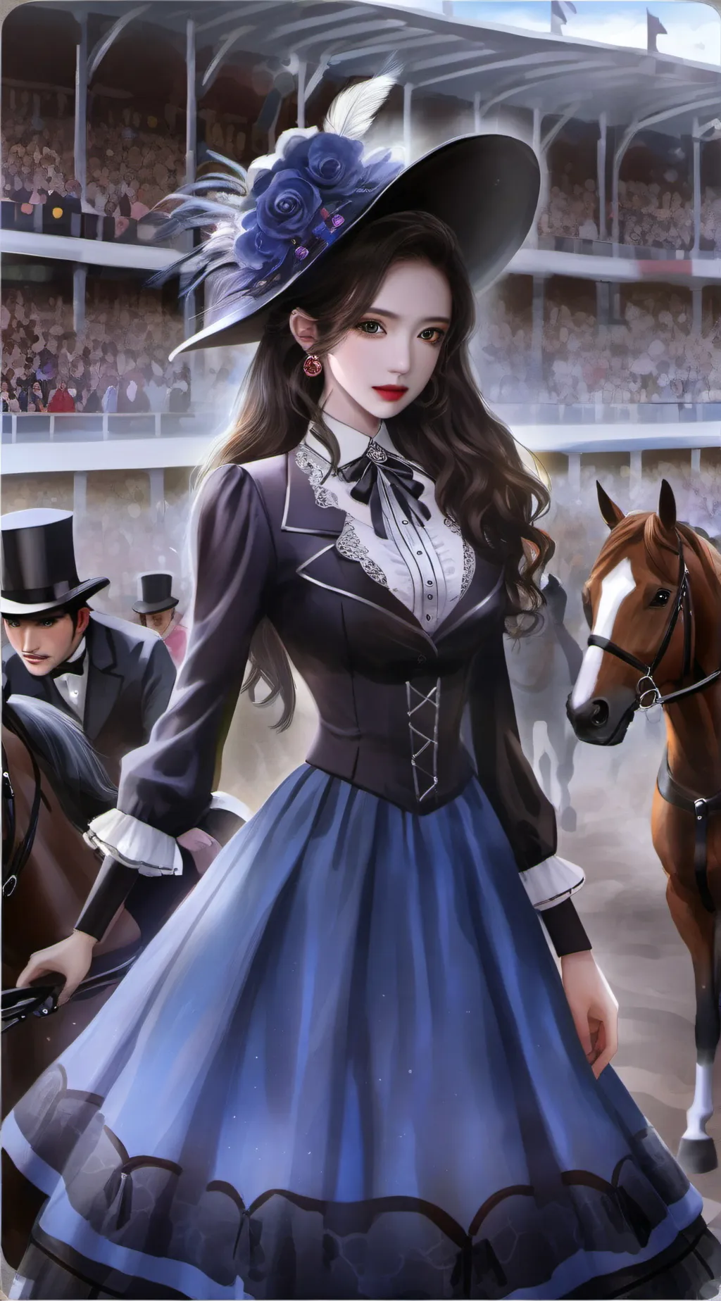 ai character: Horse race background