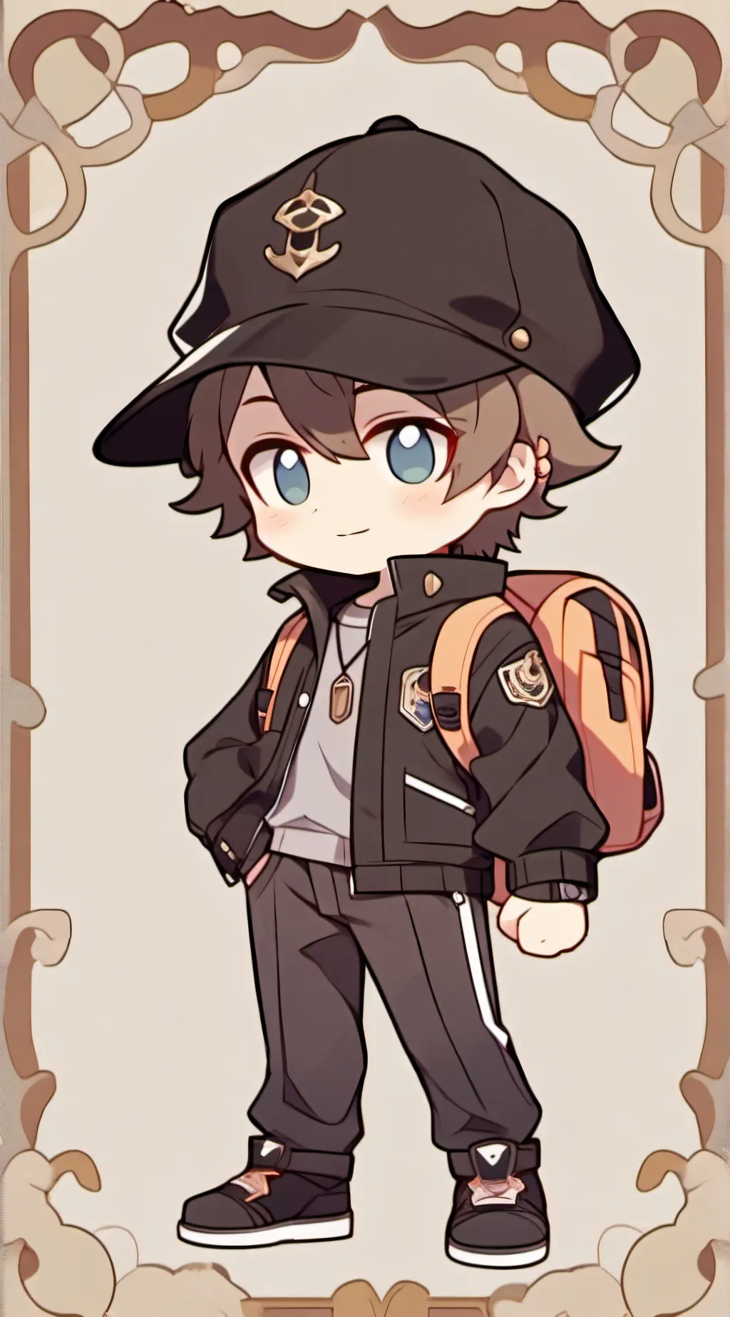 ai character: Guest(￼ Roblox) background