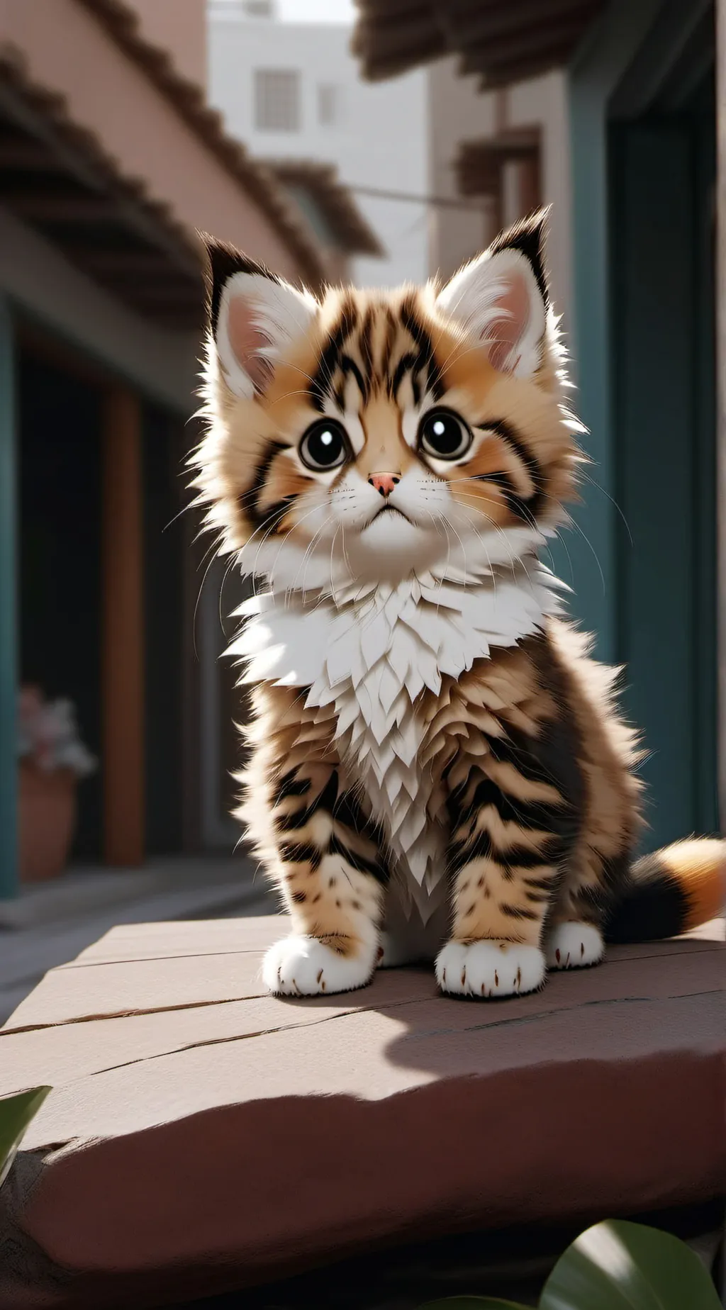 ai character: gatita luna background