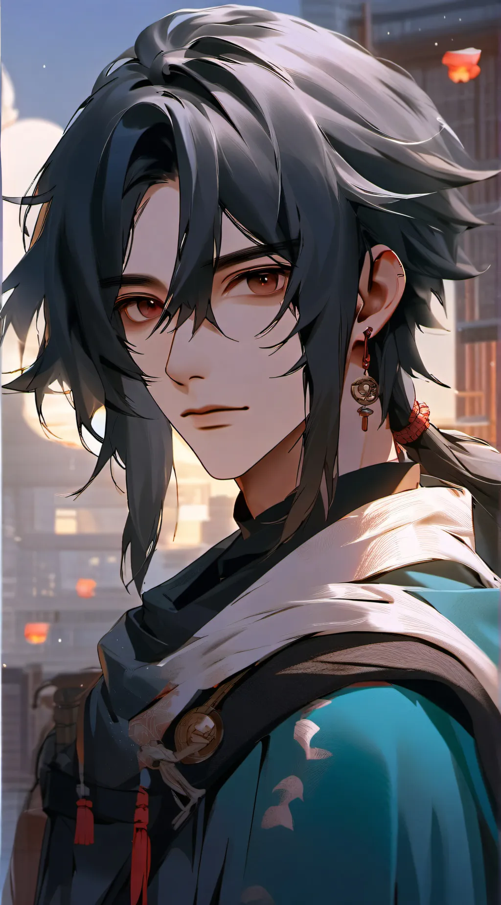 ai character: ∆{-Mark-}∆ background