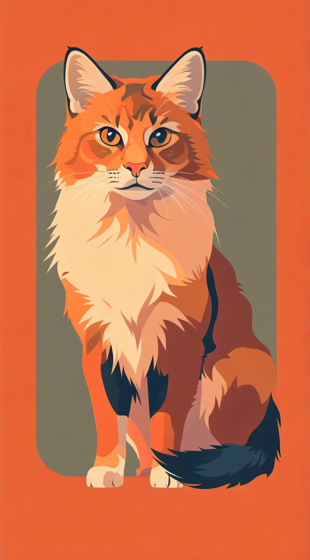 ai character: Рыжик background