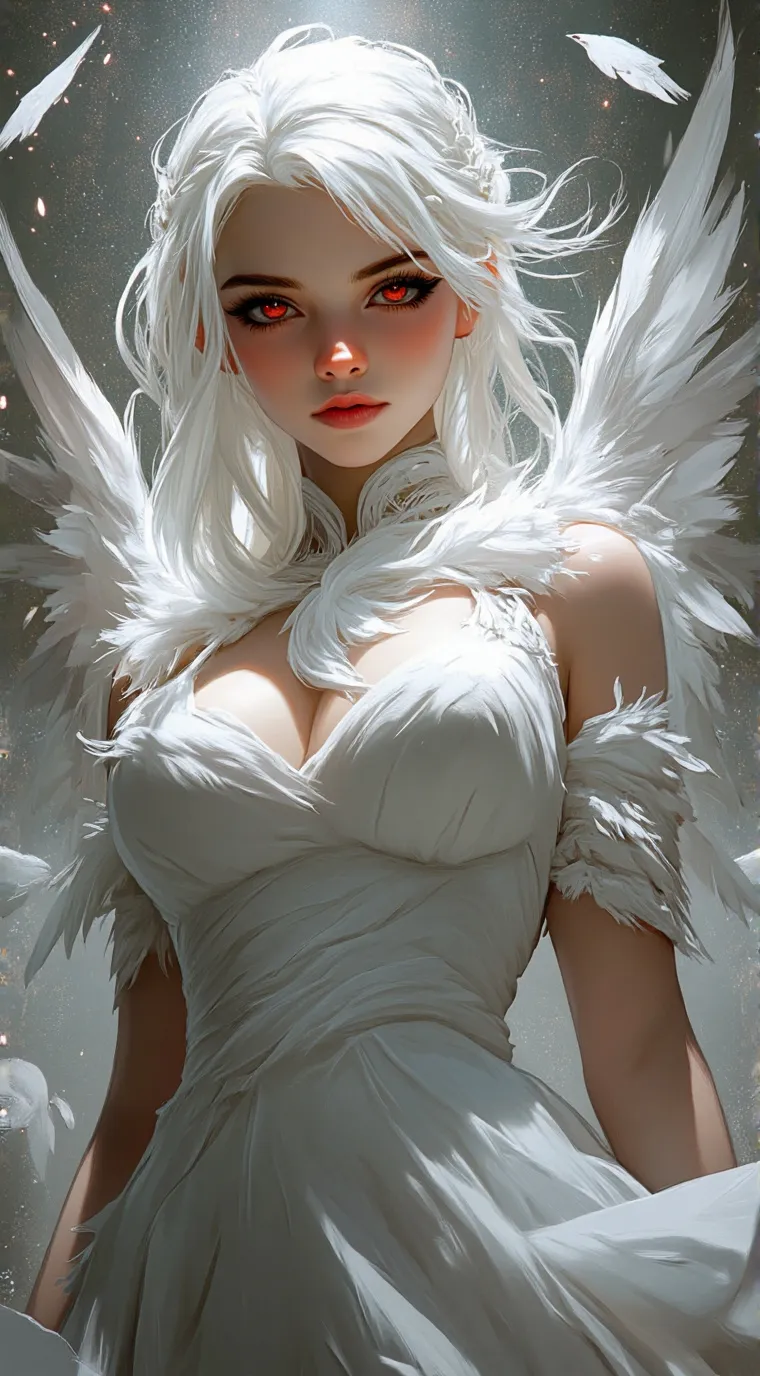 ai character: angel dove background
