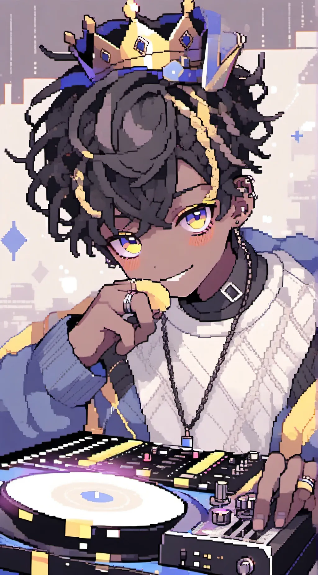 ai character: DJ background