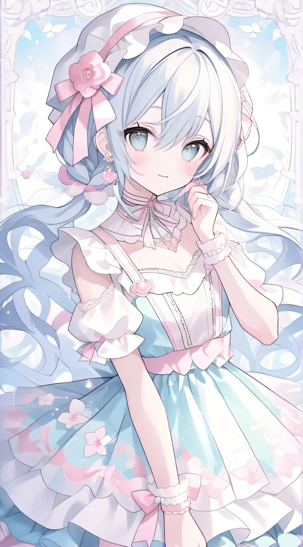 ai character: sky background