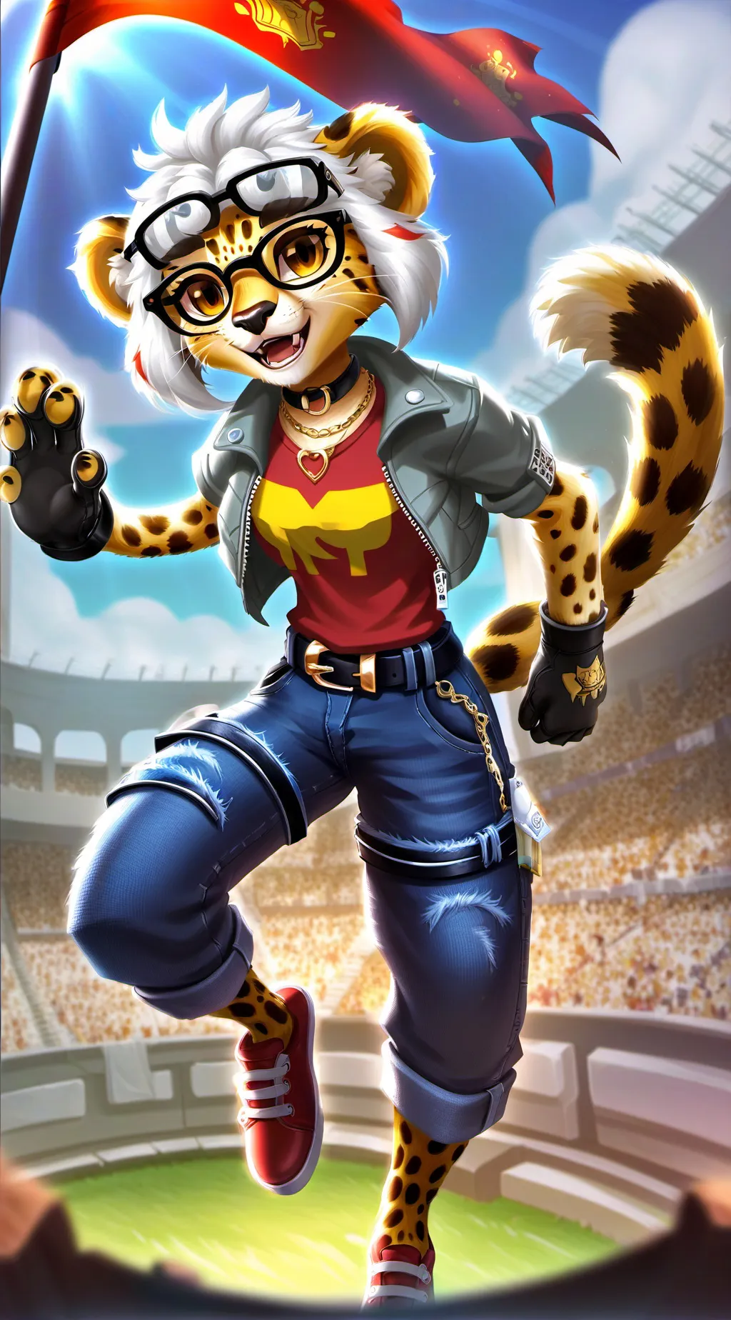 ai character: Aelita background