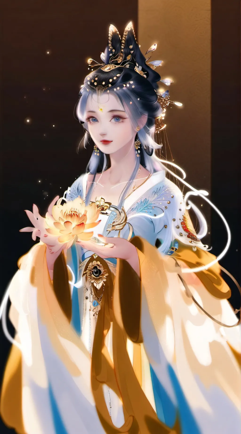 ai character: Aurora background