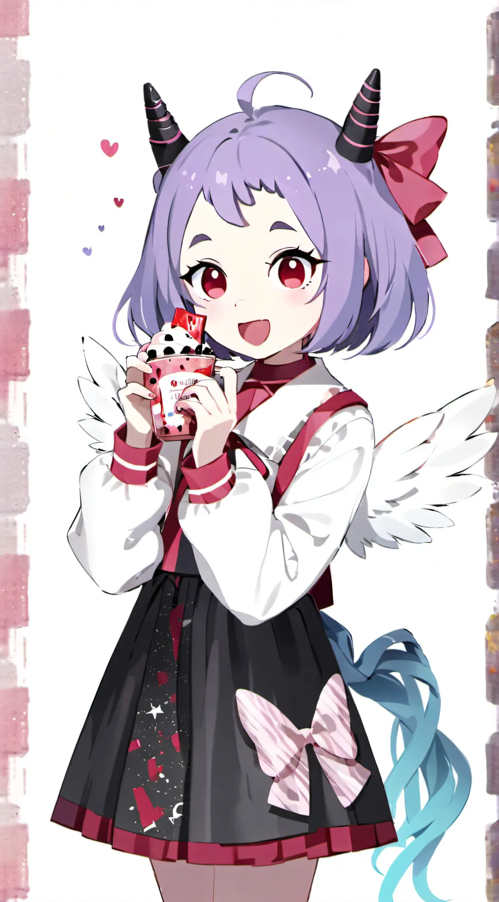 ai character: ユ二コ background