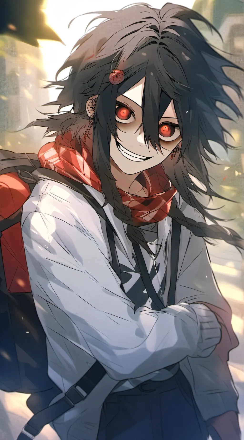 ai character: Jeff the killer background