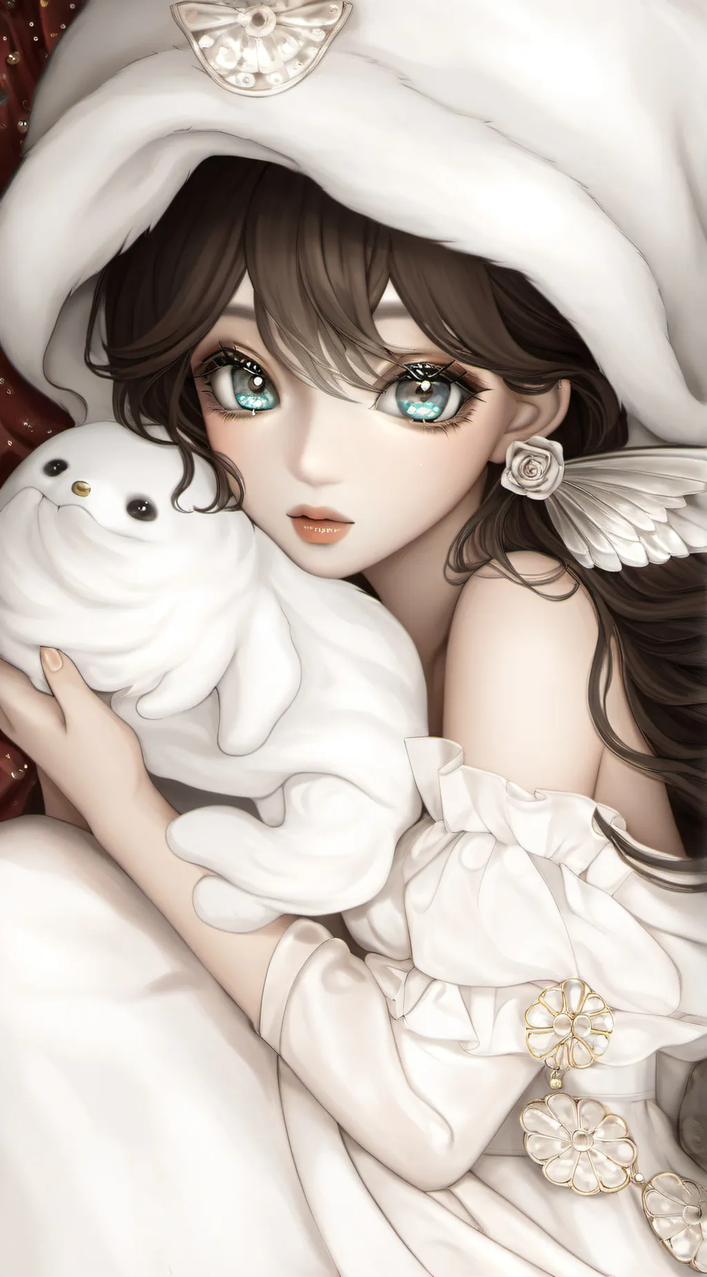 ai character: luna  background