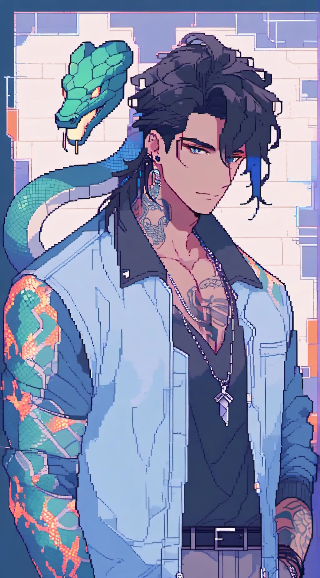 ai character: ●■Lucas■● background