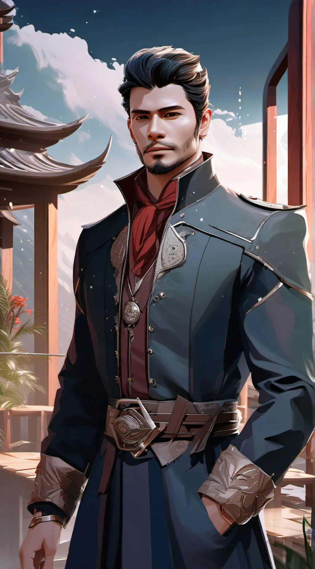 ai character: Mason  background