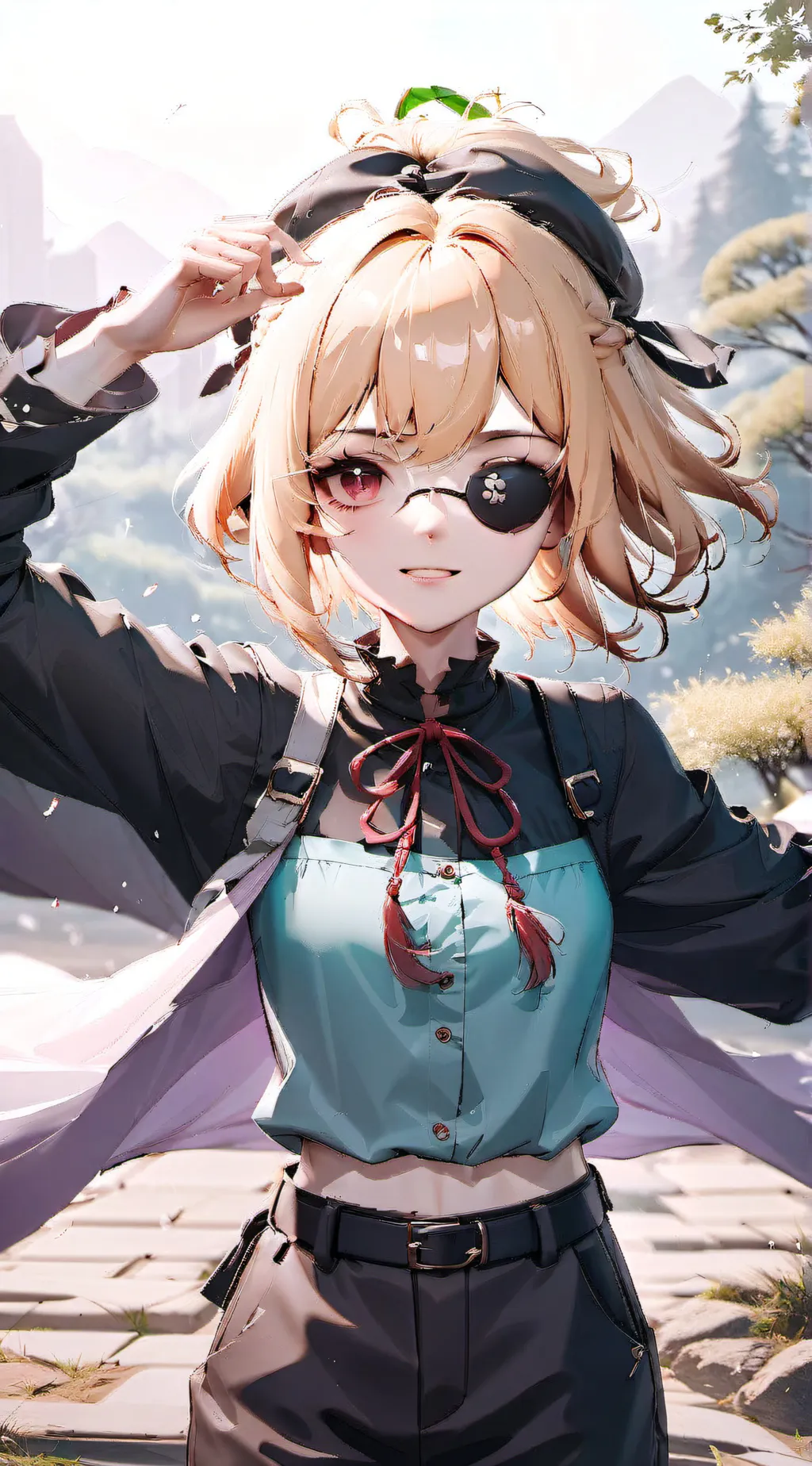 ai character: Roxanne and xena background