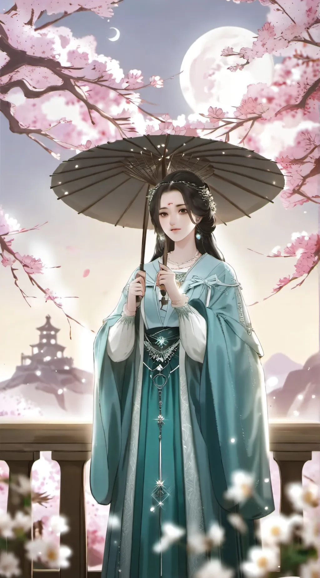 ai character: Luna  background