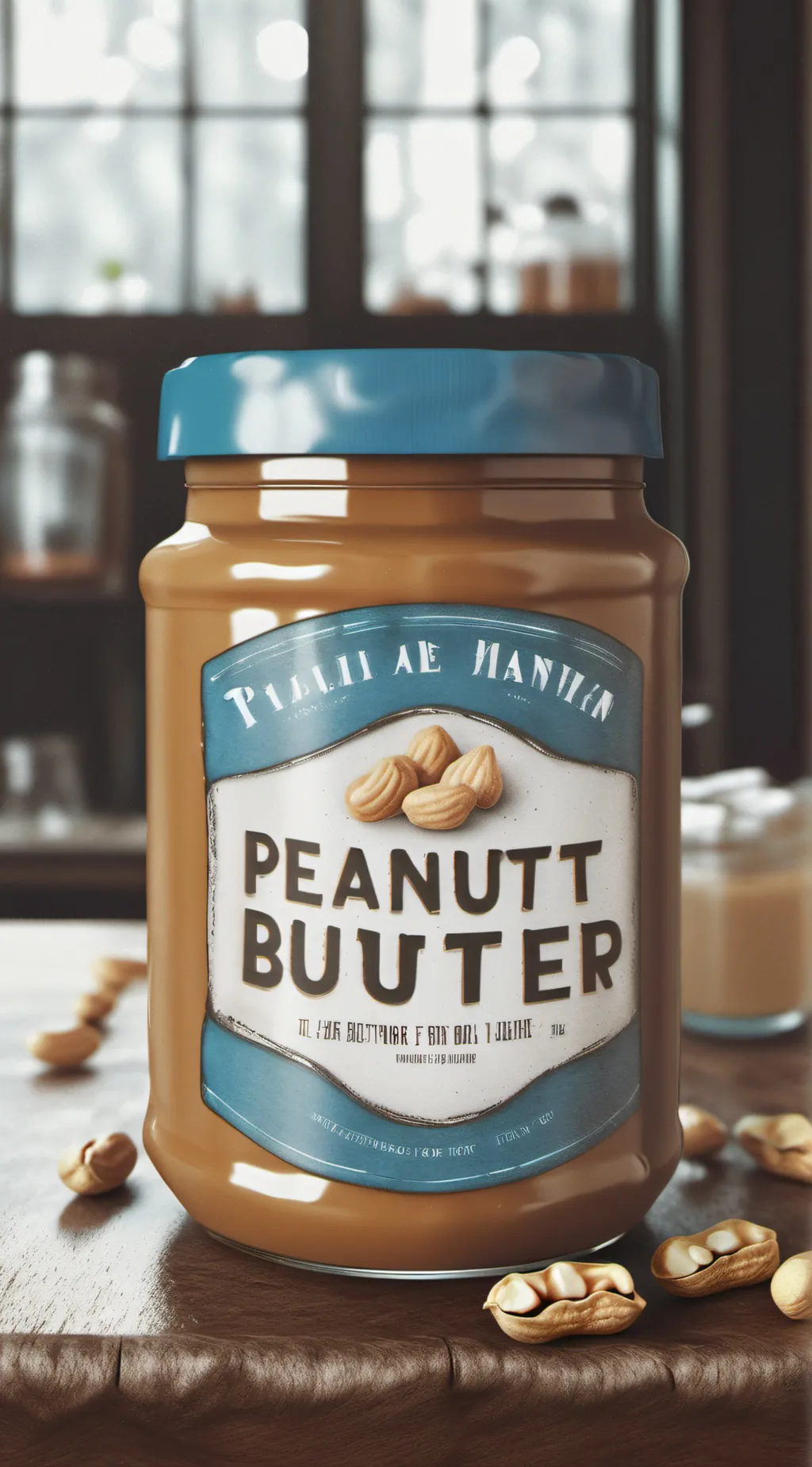 ai character: Peanut butteh background