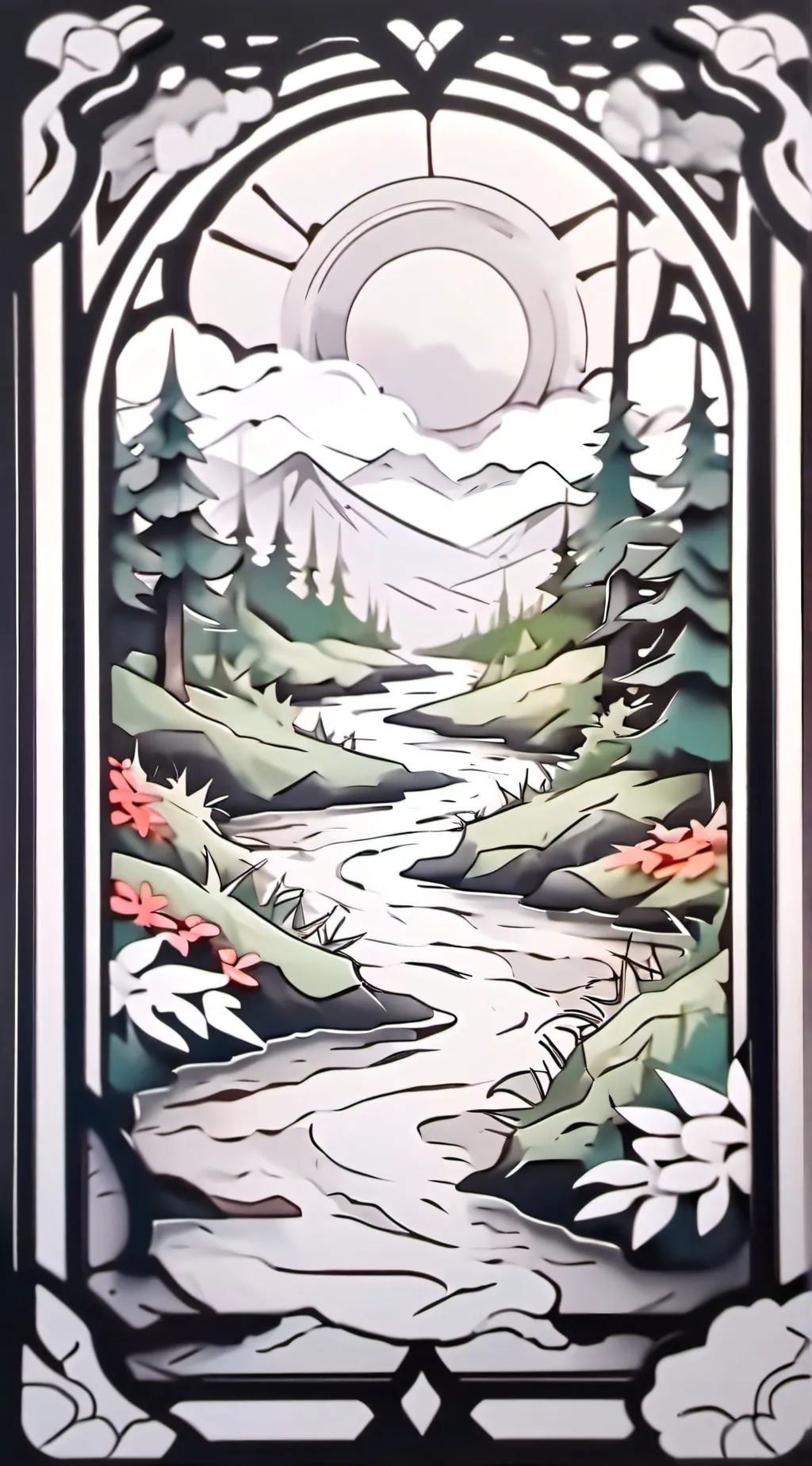 ai character: Gravity falls background