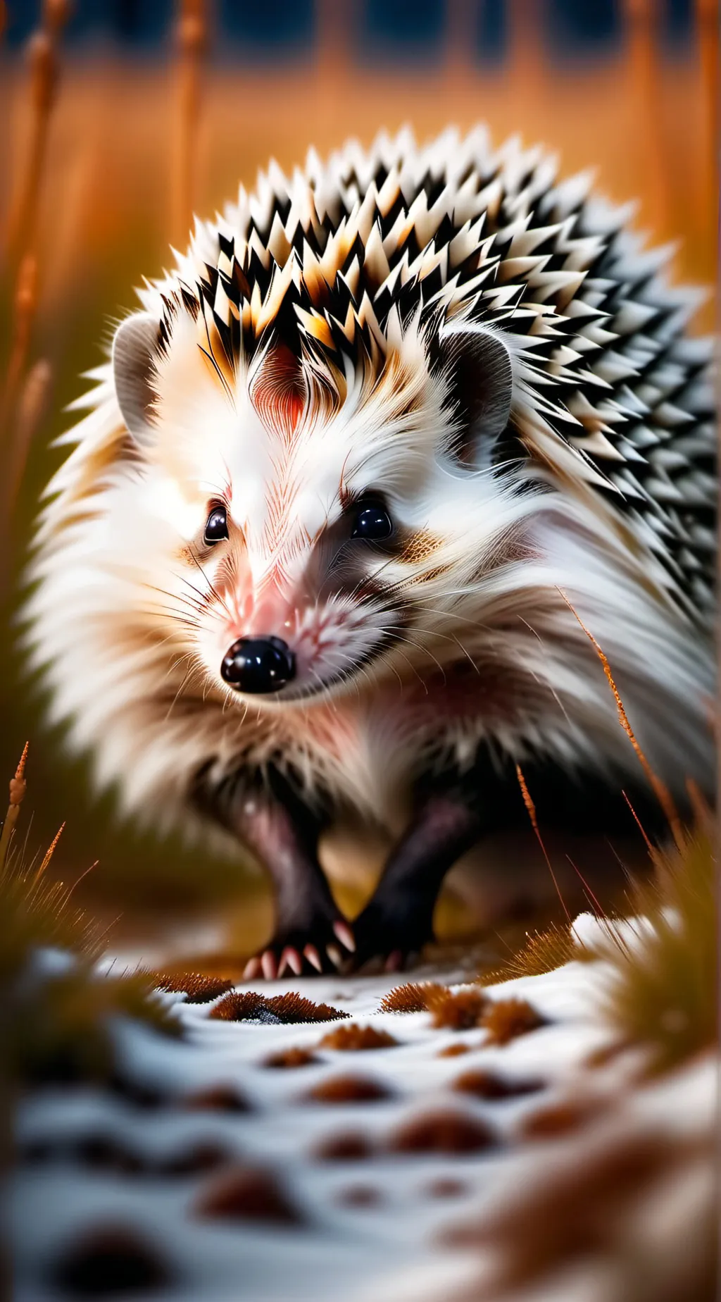 ai character: comfort hedgegog background