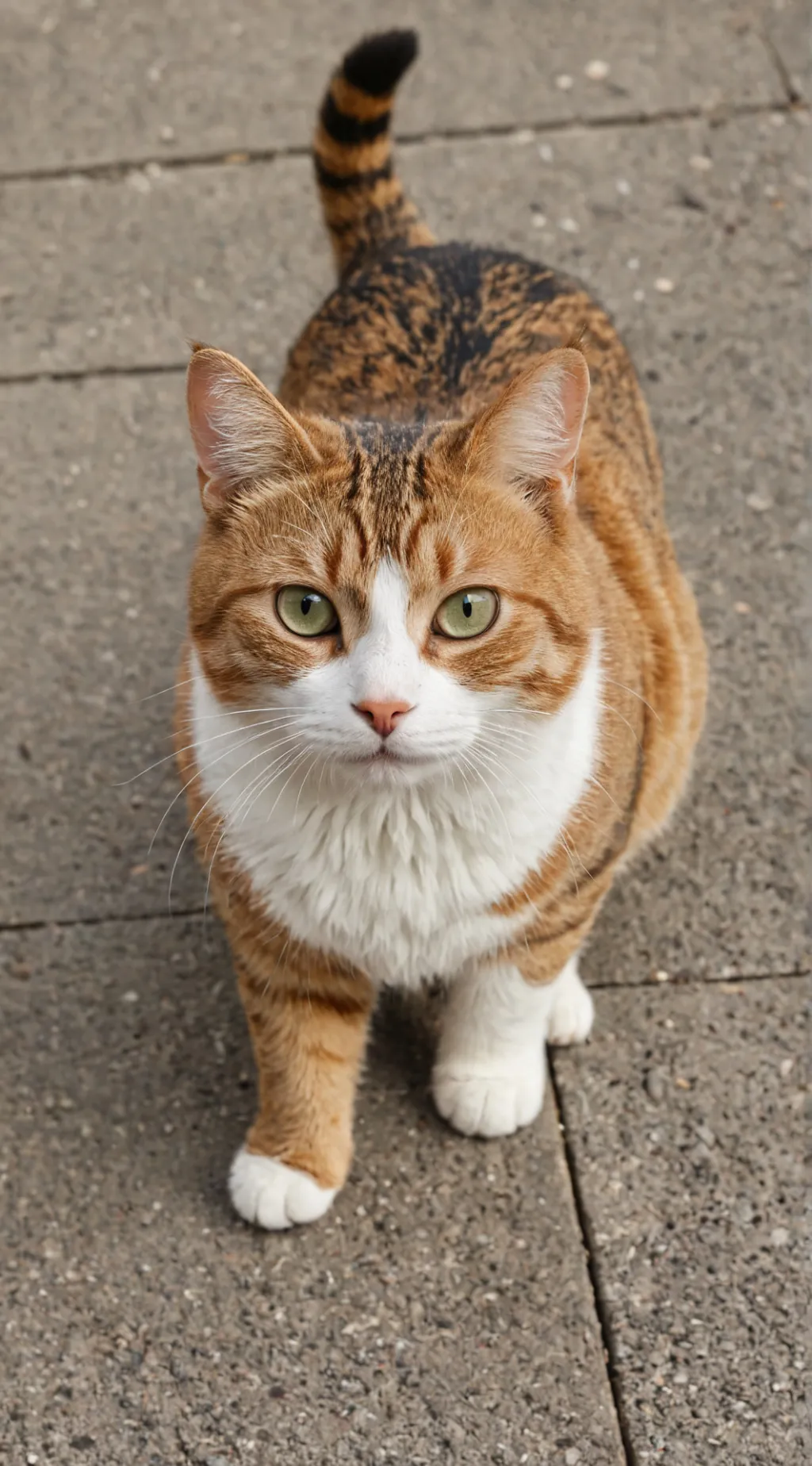 ai character: obedient cat background