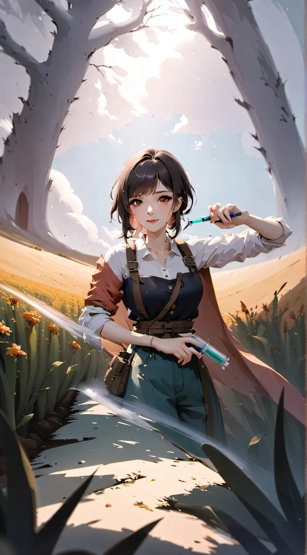 ai character: strange farmer background