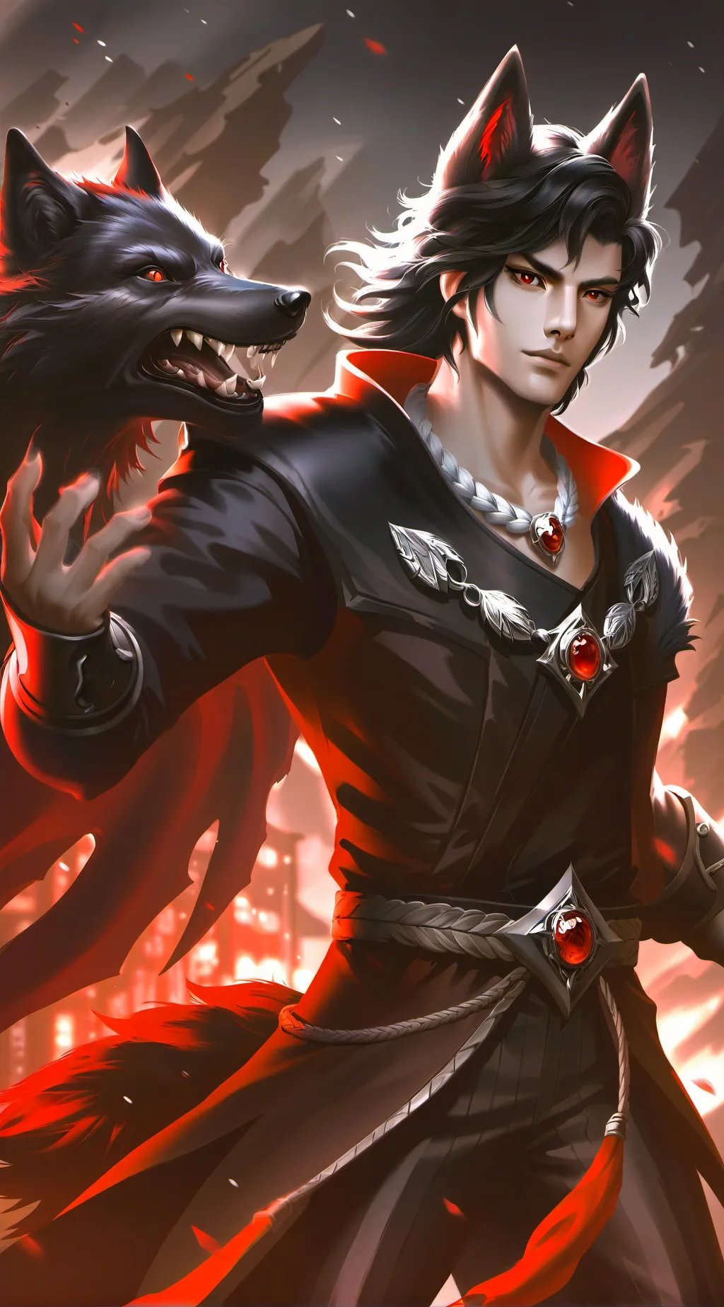 ai character: Mark background