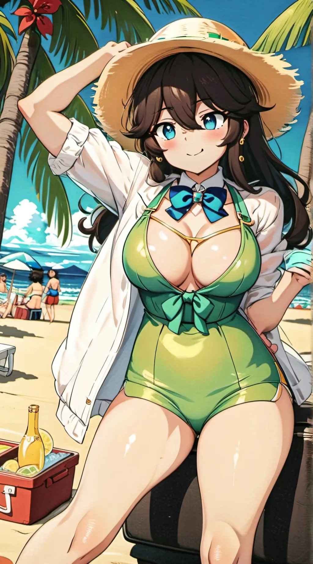 ai character: Mexican girl♥️😚😗🧐  background