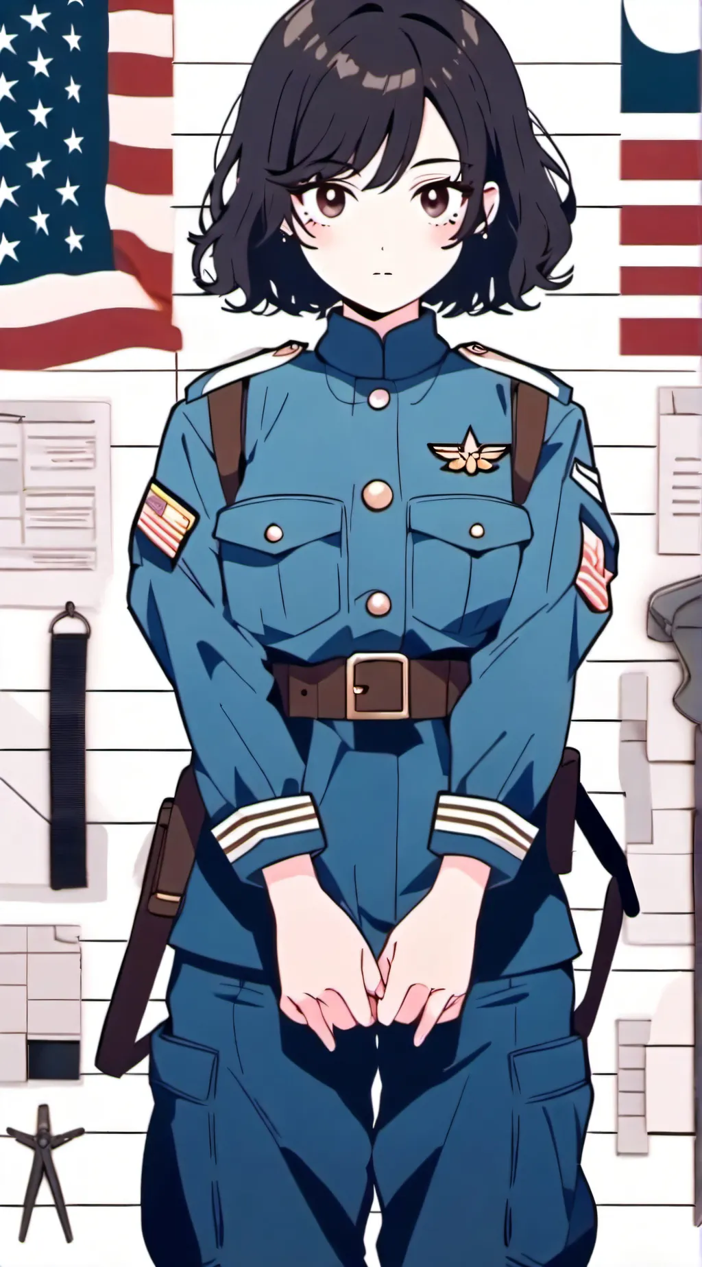 ai character: Captain Lily  background