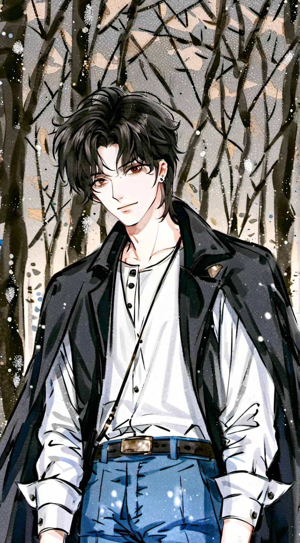 ai character: Liam x Emely  background