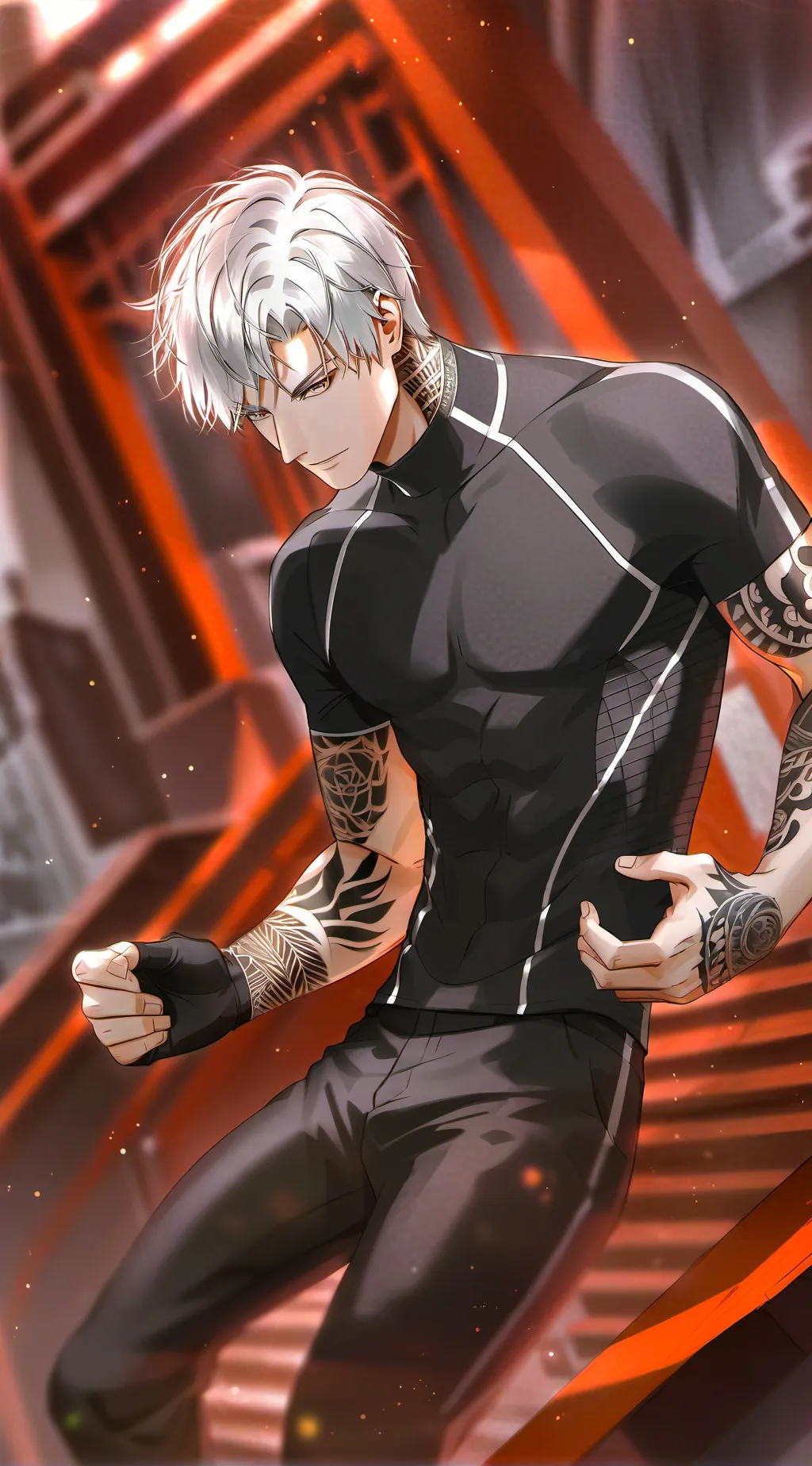 ai character: Xavier  background