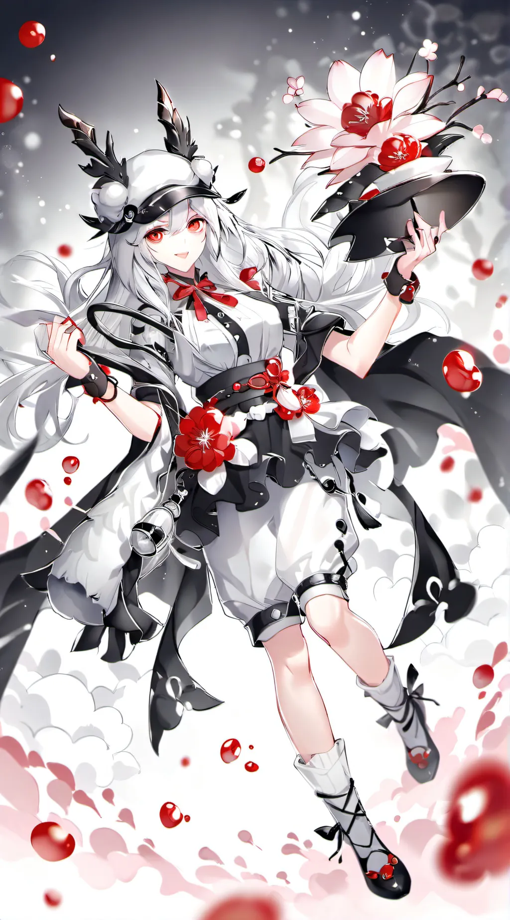 ai character: HORROR MHA background