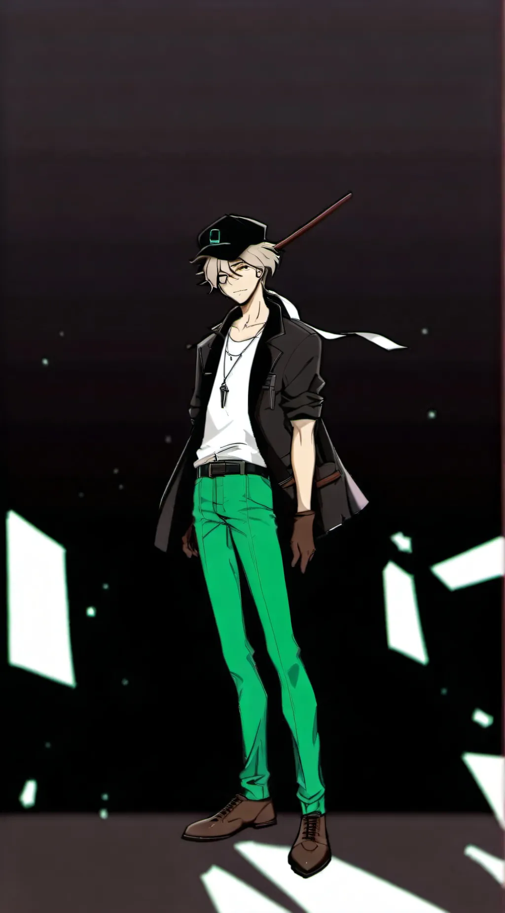 ai character: Garcello fnf background