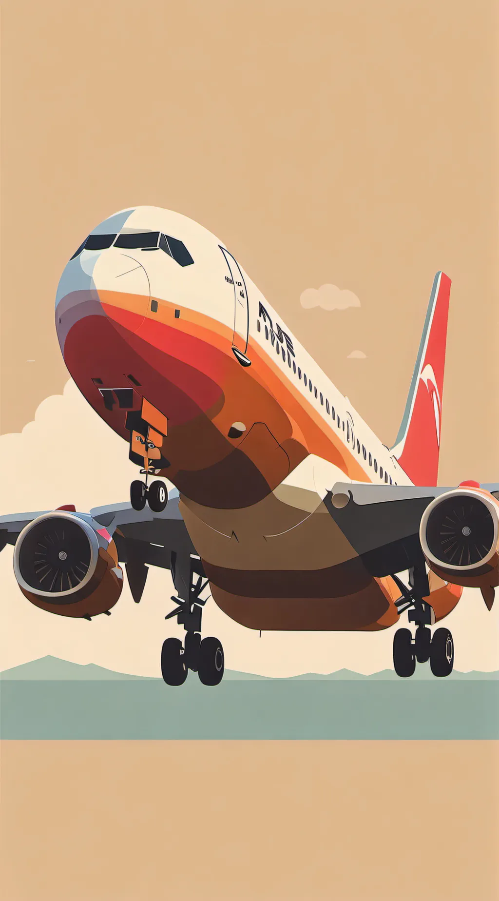 ai character: Boeing 737 background