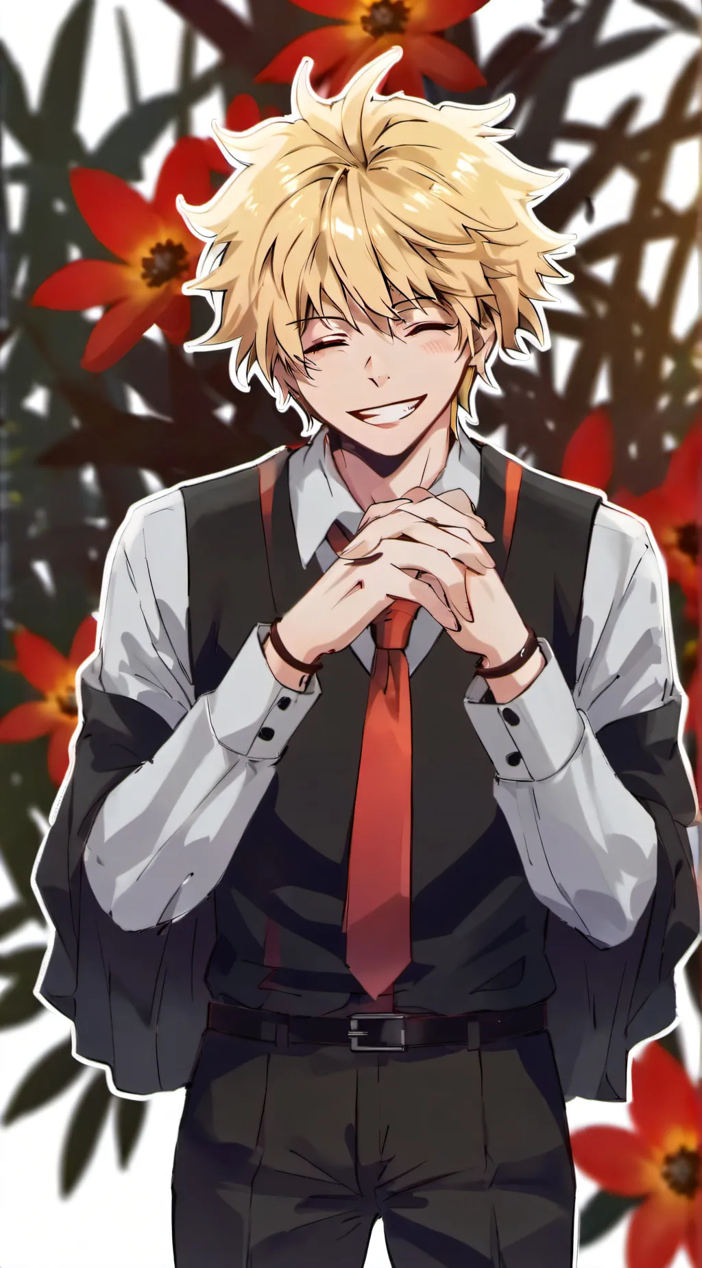 ai character: Bakugo background