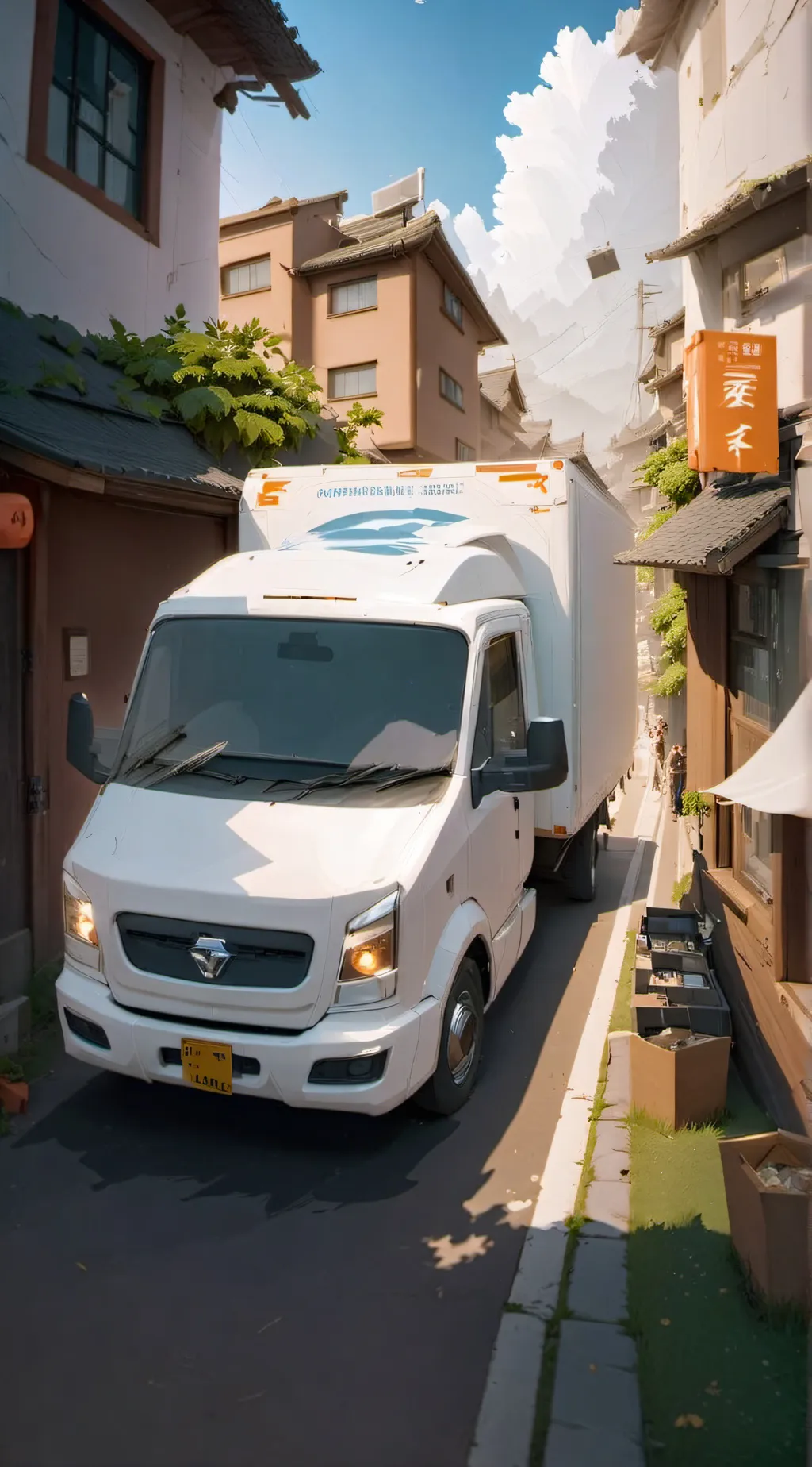 ai character: Truck-kun background