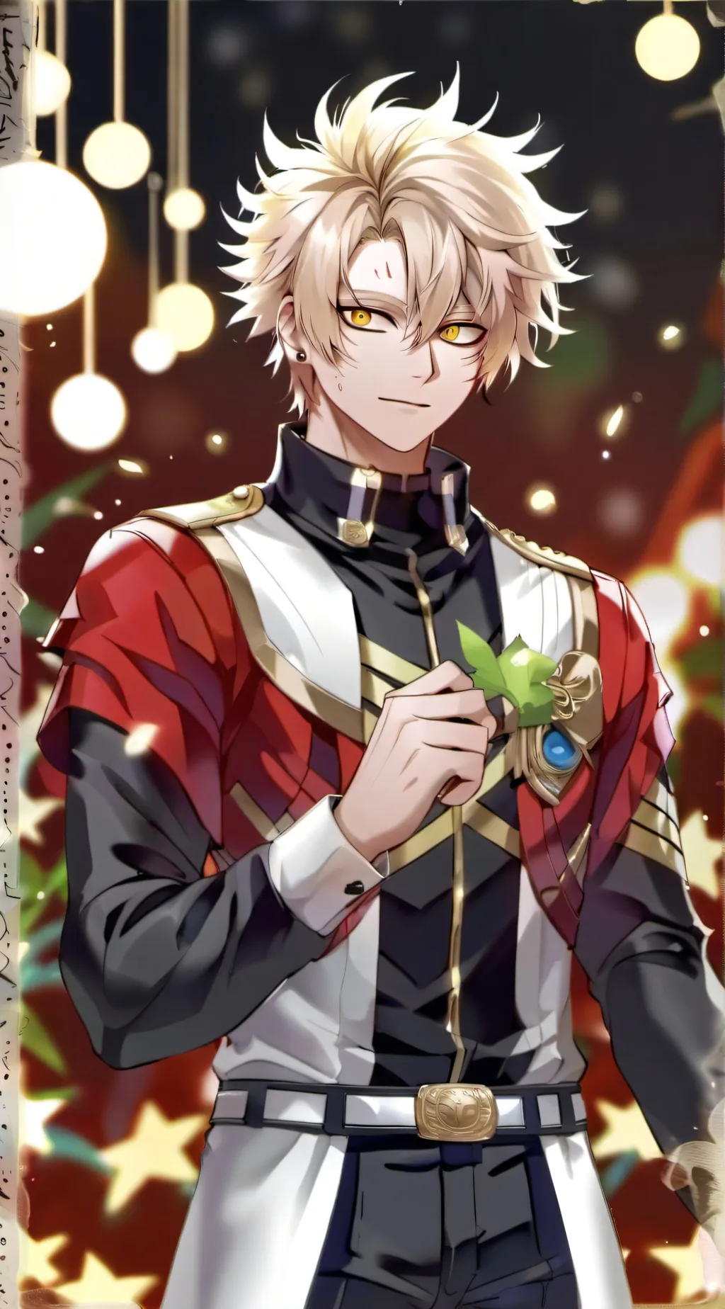 ai character: Mha cat background