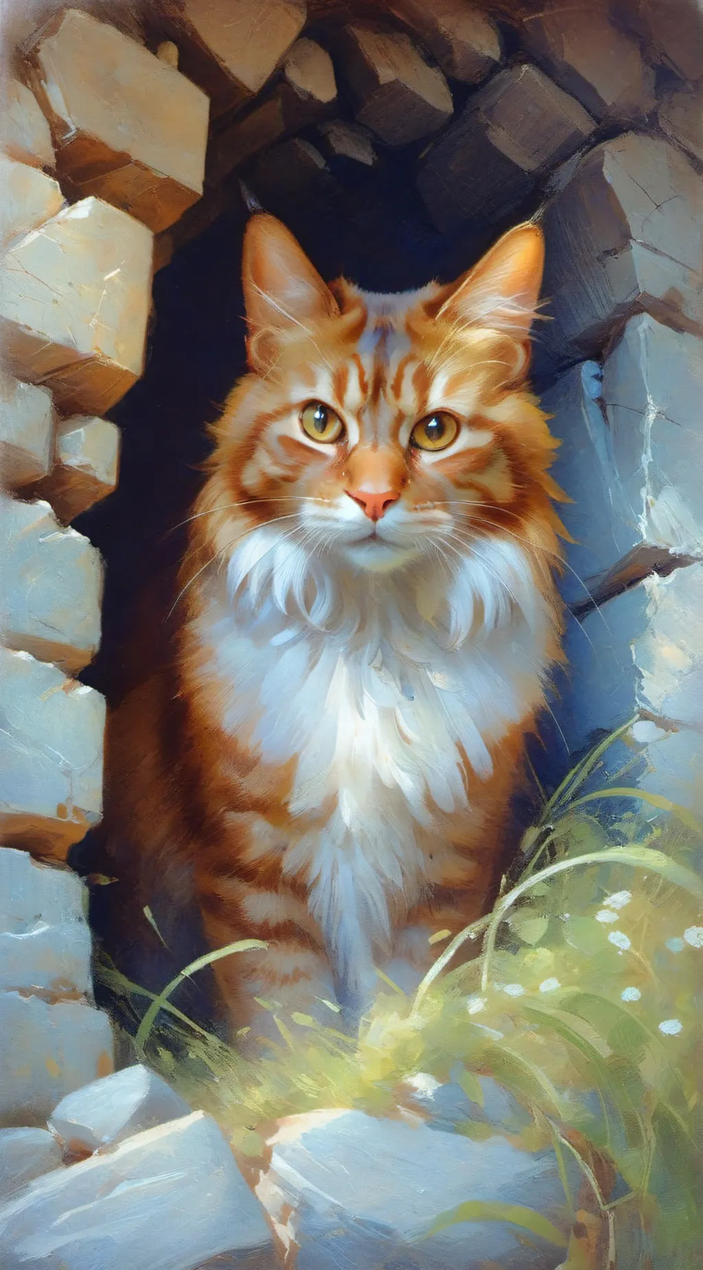 ai character: Crossiant'Paw background