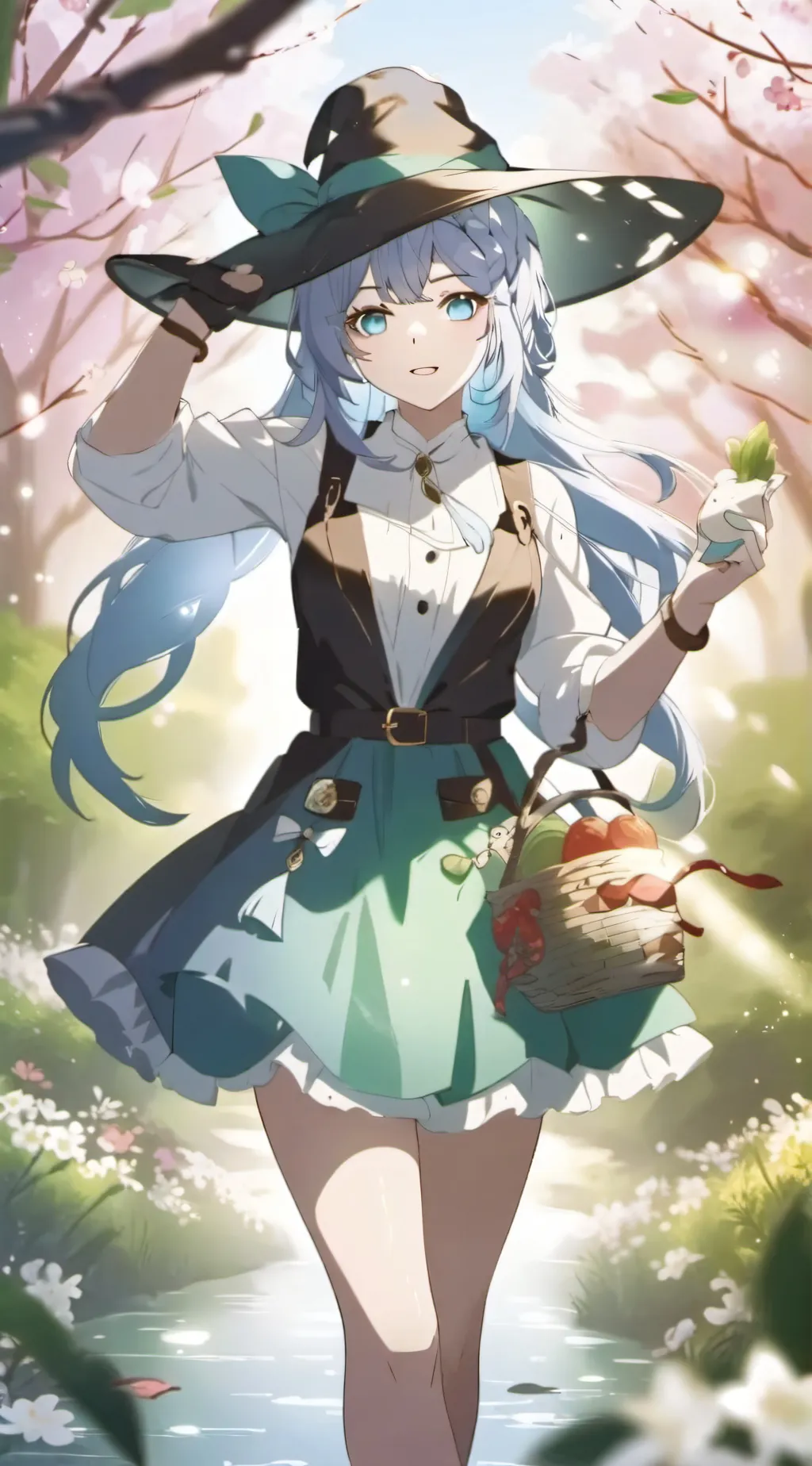 ai character: Scarlet background