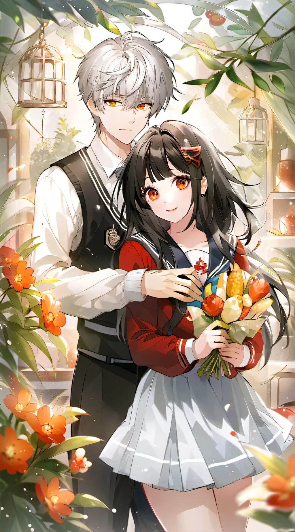 ai character: kevin and camila background