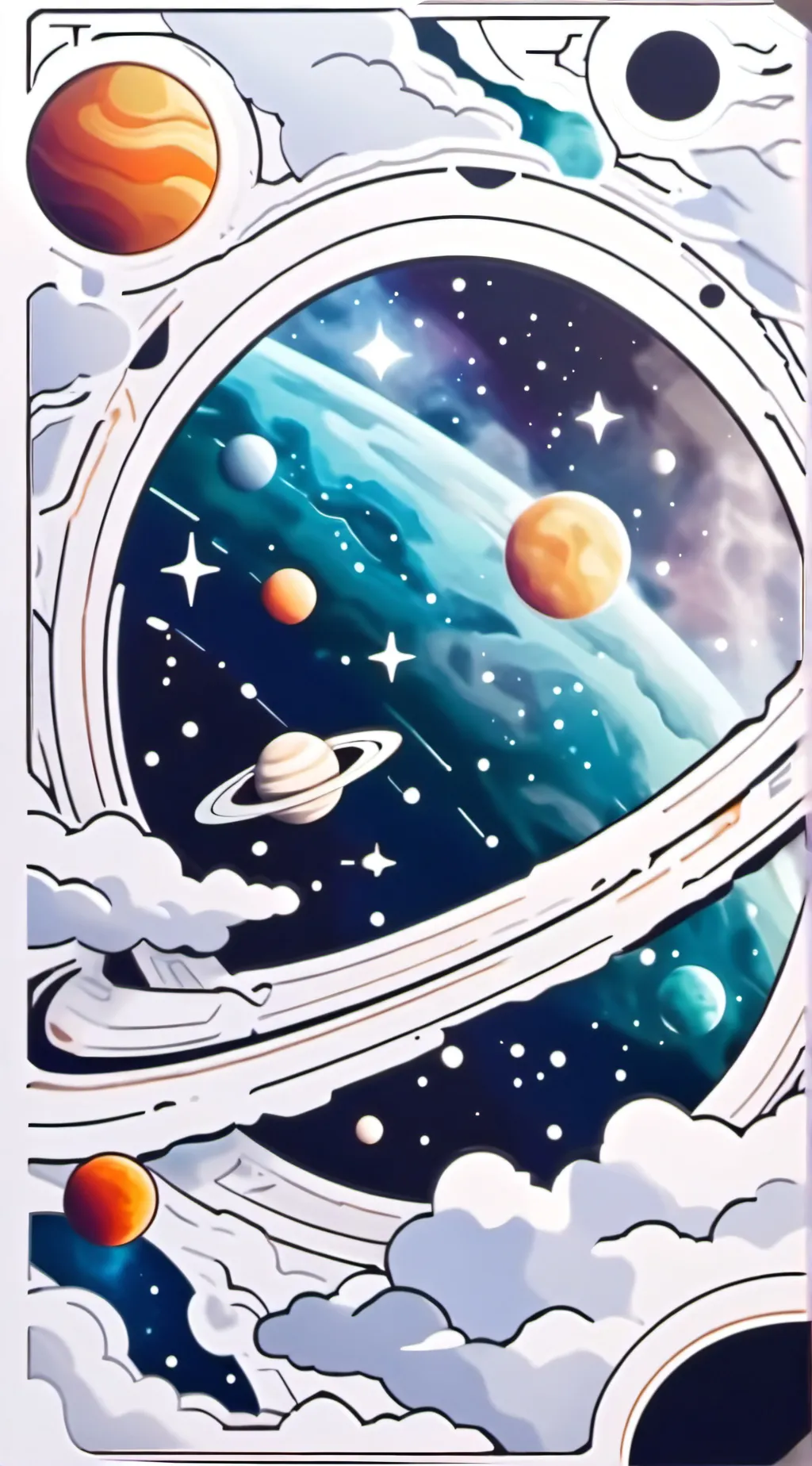 ai character: solarballs background