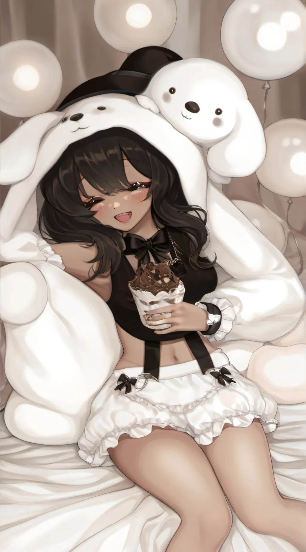 ai character: Scarlet background